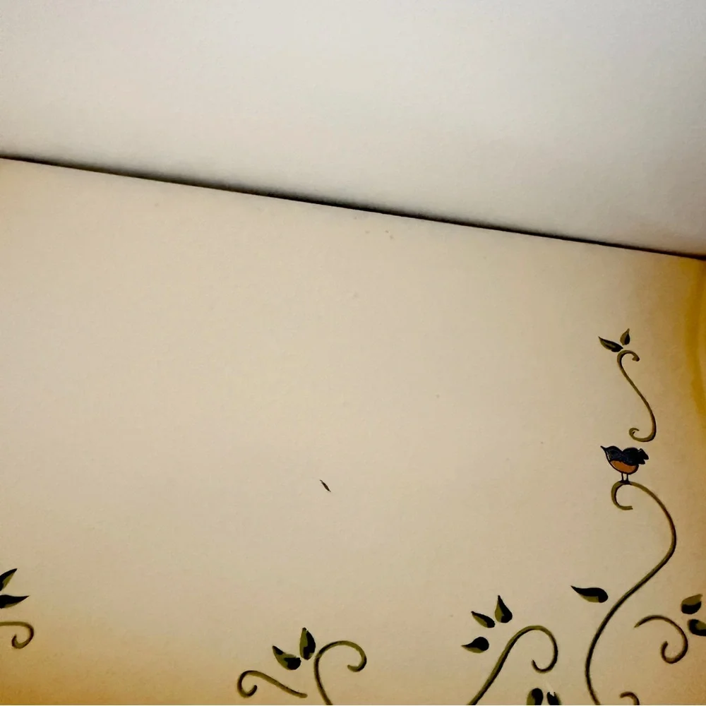 PartyLite Winding Lane Decorative Wall Shelf Bird Leaves Susan Winget 12